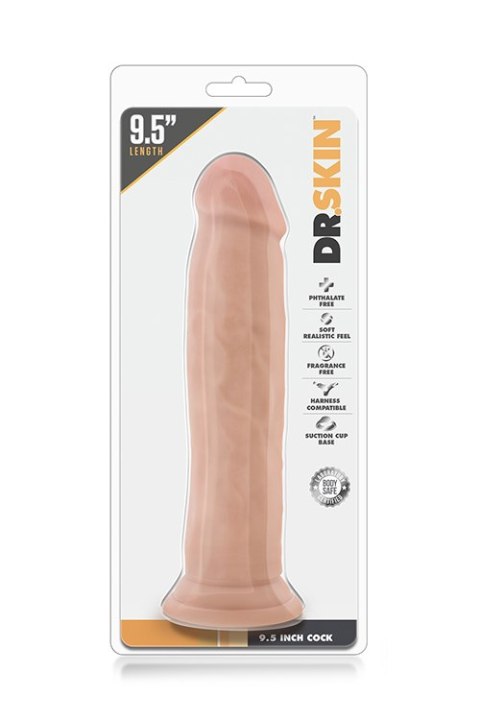 DR. SKIN 9.5INCH COCK VANILLA Blush