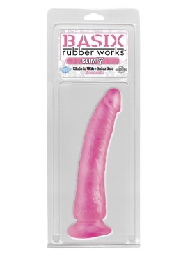 Slim 7 Inch with Suction Cup Pink Pipedream