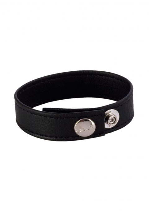 COLT Leather C/B Strap 3-snap Black Calexotics