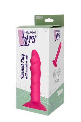 CHEEKY LOVE TWISTED PLUG WITH SUCTION CU Dream Toys