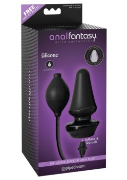 Inflatable Silicone Butt Plug Black Pipedream