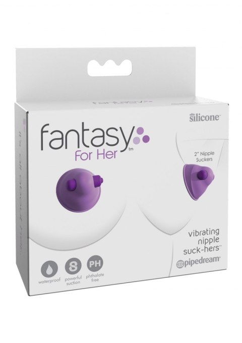 Vibrating Nipple Suck-Hers Purple Pipedream