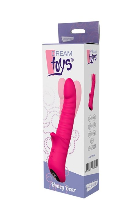 VIBES OF LOVE HONEY BEAR MAGENTA Dream Toys