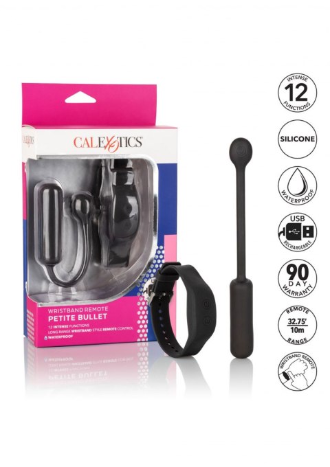 Wristband Remote Petite Bullet Black Calexotics