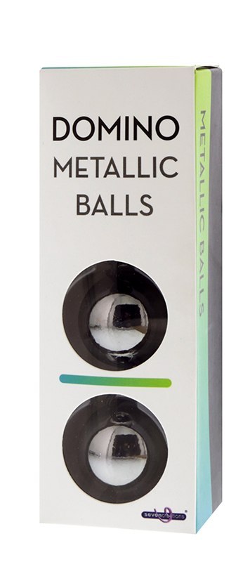 DOMINO METALLIC BALLS -CHROME BLACK Seven Creations