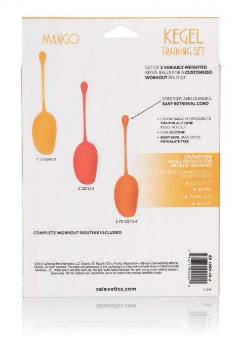 Kegel Training Set Mango Assortment Calexotics