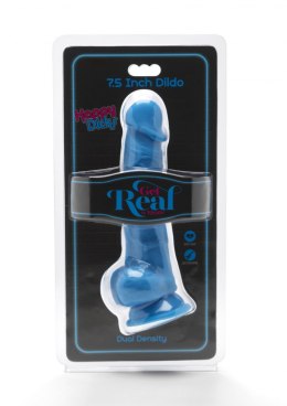 Happy Dicks 7.5in. with Balls Blue TOYJOY