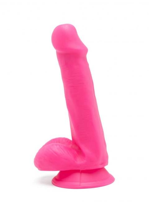 Happy Dicks Dildo 6 inch Balls Pink ToyJoy