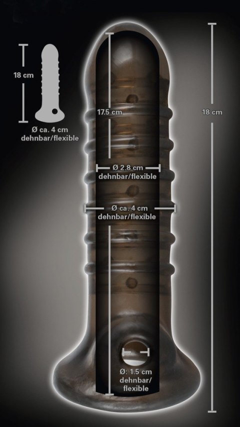 Penis Sleeve smoke-coloured ORION