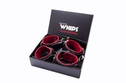 Wiązania-WHIPS krzyżak czerwony Whips Collections