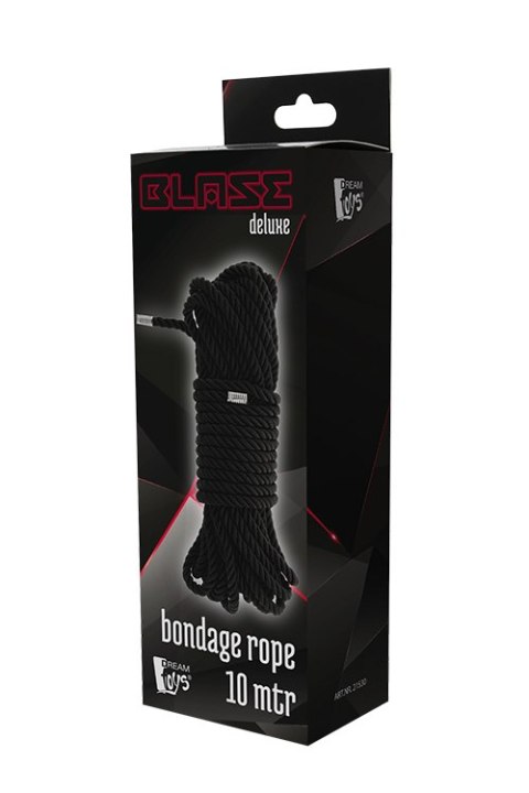 BLAZE DELUXE BONDAGE ROPE 10M BLACK Dream Toys