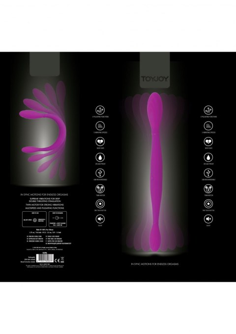 Infinity Double Dildo Pink ToyJoy