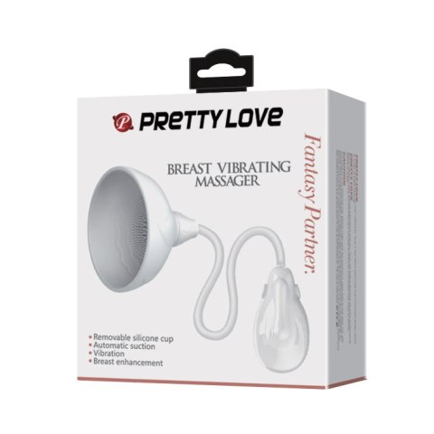 Pompka powiększajaca piersi - BREAST VIBRATING MASSAGER Pretty Love