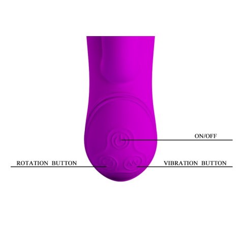 Wibrator z ruchem rotracyjnym - MYSTIC, 30vibration 7rotation Pretty Love