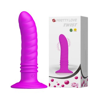 Wibrujący korek analny - TWIST, 10 function Pretty Love