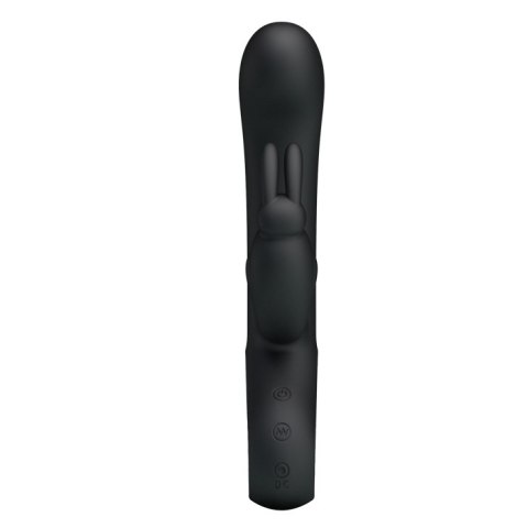 Wibrator Królik - WEBB, BLACK, USB, 12 function Pretty Love