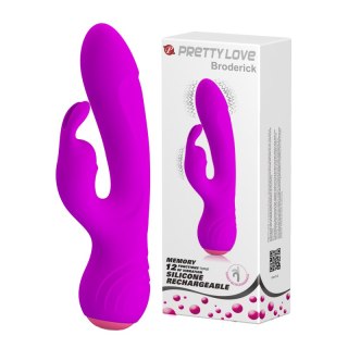 Wibrator Królik - BRODERICK USB 12 function Pretty Love