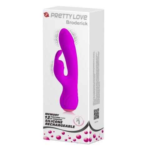 Wibrator Królik - BRODERICK USB 12 function Pretty Love