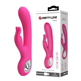 Wibrator Królik - PRETTY LOVE - CARINA, PINK, USB, 7 function Pretty Love