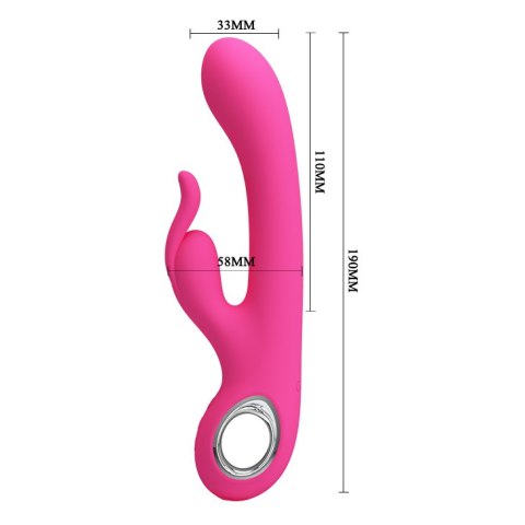 Wibrator Królik - PRETTY LOVE - CARINA, PINK, USB, 7 function Pretty Love