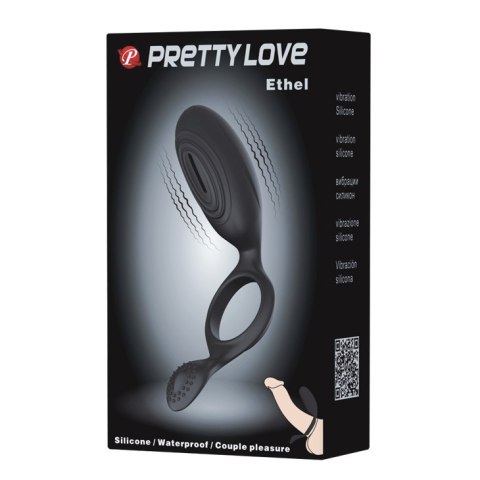 Wibrujacy pierścień erekcyjny dla Par - PRETTY LOVE - ETHEL vibration Pretty Love