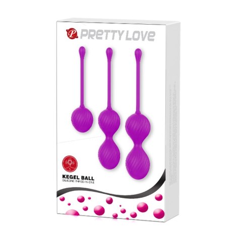 Zestaw Kulek Kegla - KEGEL BALL PURPLE Pretty Love