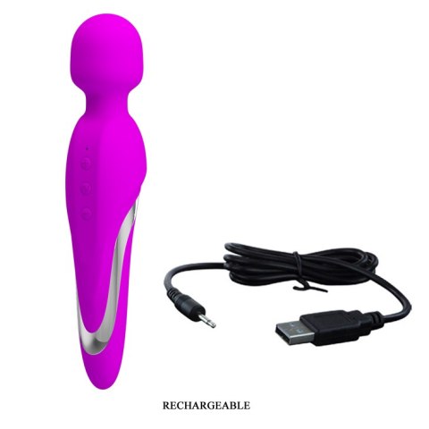 Masażer - MORTIMER, USB, 7 vibration, 5 speed level Pretty Love