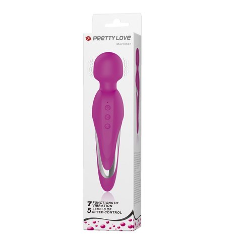 Masażer - MORTIMER, USB, 7 vibration, 5 speed level Pretty Love