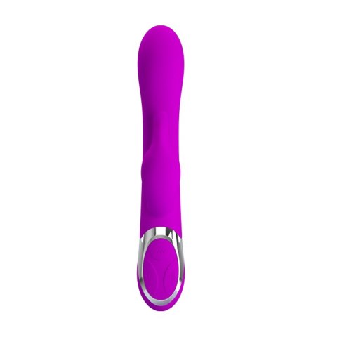 Wibrator Królik z pompowaną końcówką - NEIL USB 12 function; inflatable Pretty Love