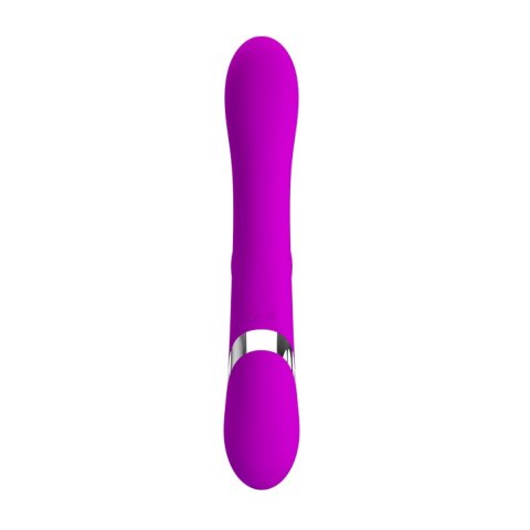 Wibrator Królik z pompowaną końcówką - NEIL USB 12 function; inflatable Pretty Love