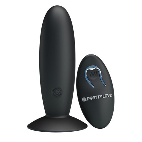 Wibrująca Zatyczka Analna z pilotem - REMOTE CONTROL VIBRATING PLUG 12 function Pretty Love