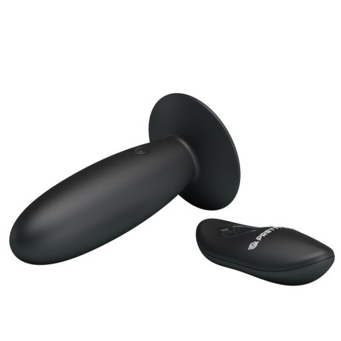 Wibrująca Zatyczka Analna z pilotem - REMOTE CONTROL VIBRATING PLUG 12 function Pretty Love