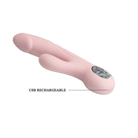 Wibrator Królik - SELENE, USB, PINK, 7 function Pretty Love