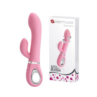 Wibrator Królik - TERNENCE USB PINK 4 rot. 12 vibration Pretty Love