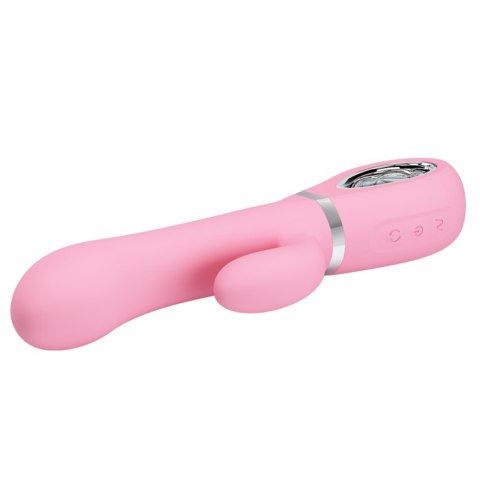 Wibrator Królik - TERNENCE USB PINK 4 rot. 12 vibration Pretty Love