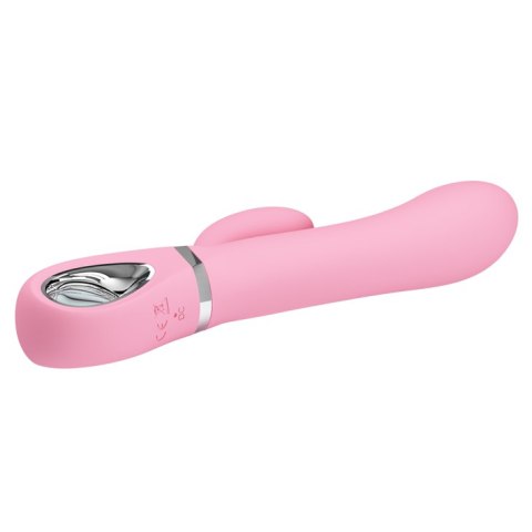 Wibrator Królik - TERNENCE USB PINK 4 rot. 12 vibration Pretty Love