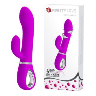 Wibrator Królik - TERNENCE USB PURPLE 4 rot. 12 vibration Pretty Love