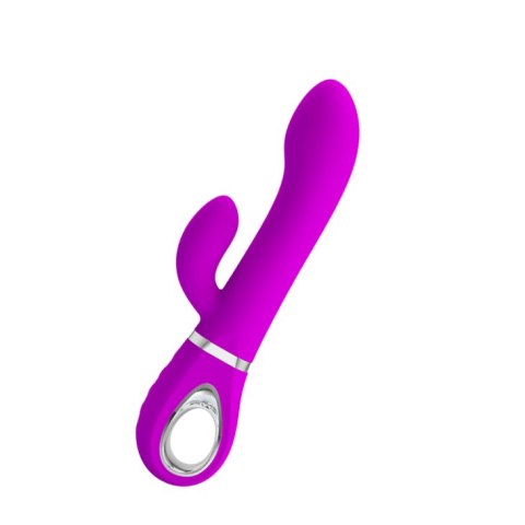 Wibrator Królik - TERNENCE USB PURPLE 4 rot. 12 vibration Pretty Love