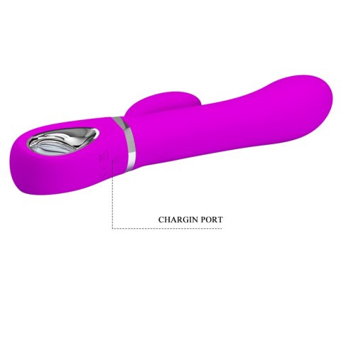 Wibrator Królik - TERNENCE USB PURPLE 4 rot. 12 vibration Pretty Love