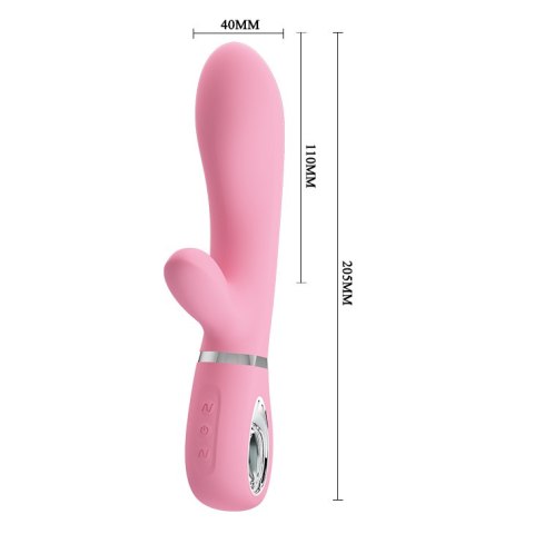 Wibrator Królik - THOMAS USB PINK 7 function Pretty Love