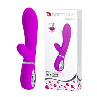 Wibrator Królik - THOMAS USB PURPLE 7 function Pretty Love