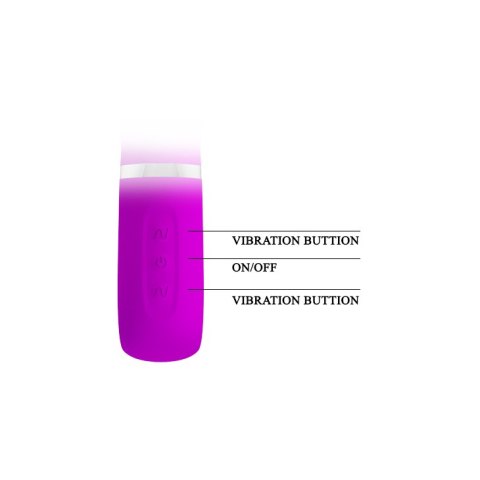 Wibrator Królik - THOMAS USB PURPLE 7 function Pretty Love