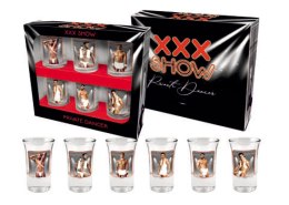 XXX SHOW- zestaw 6 kieliszków 35ml Mężczyźni Hot Shot