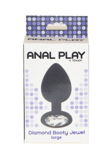 Diamond Booty Jewel Large Black ToyJoy