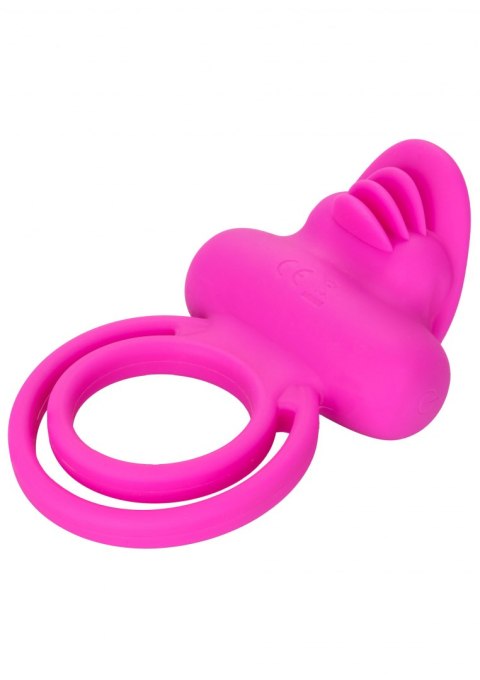 Dual Clit Flicker Enhancer Pink Calexotics