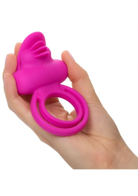 Dual Clit Flicker Enhancer Pink Calexotics