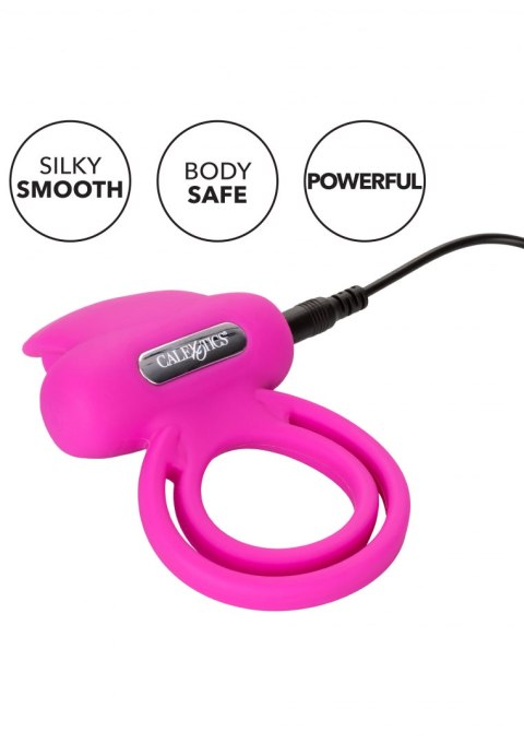 Dual Clit Flicker Enhancer Pink Calexotics