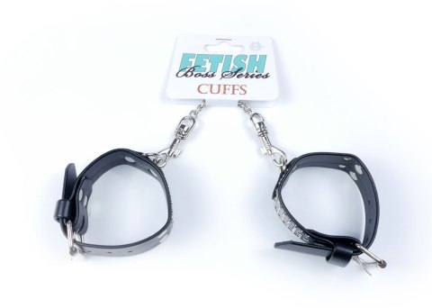 Fetish B - Series Handcuffs with cristals 3 cm Silver Fetish B - Series