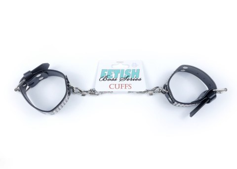 Fetish B - Series Handcuffs with cristals 3 cm Silver Fetish B - Series