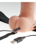 Hollow Recharge Strap-On 9Inch